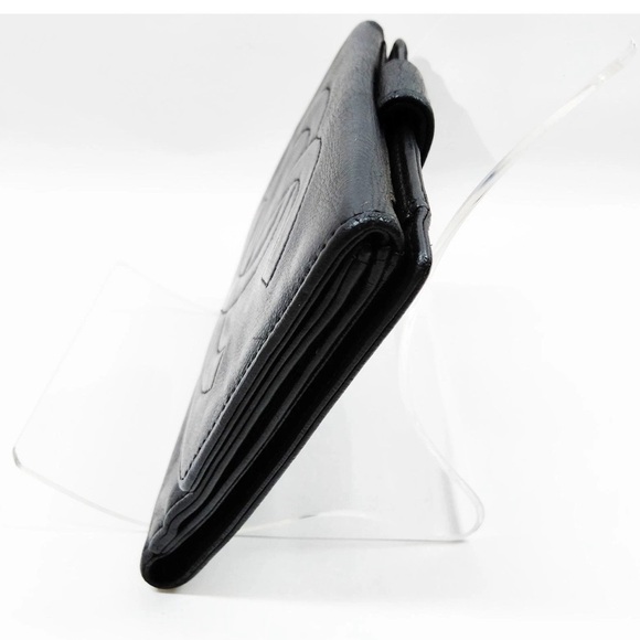 Chanel Black Leather Compact Wallet - Picture 3 of 9